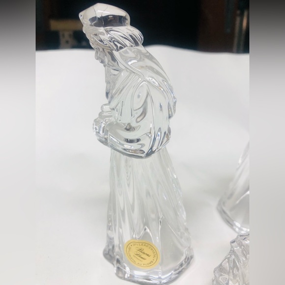 THREE WISE MEN CRYSTAL NATIVITY PIECES PRINCESS HOUSE CRYSTAL BRAND NEW WITH TAG - Picture 4 of 10
